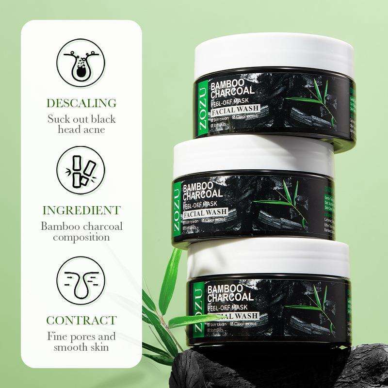ZOZU Bamboo Charcoal Peel-Off Mask Removes Blackheads