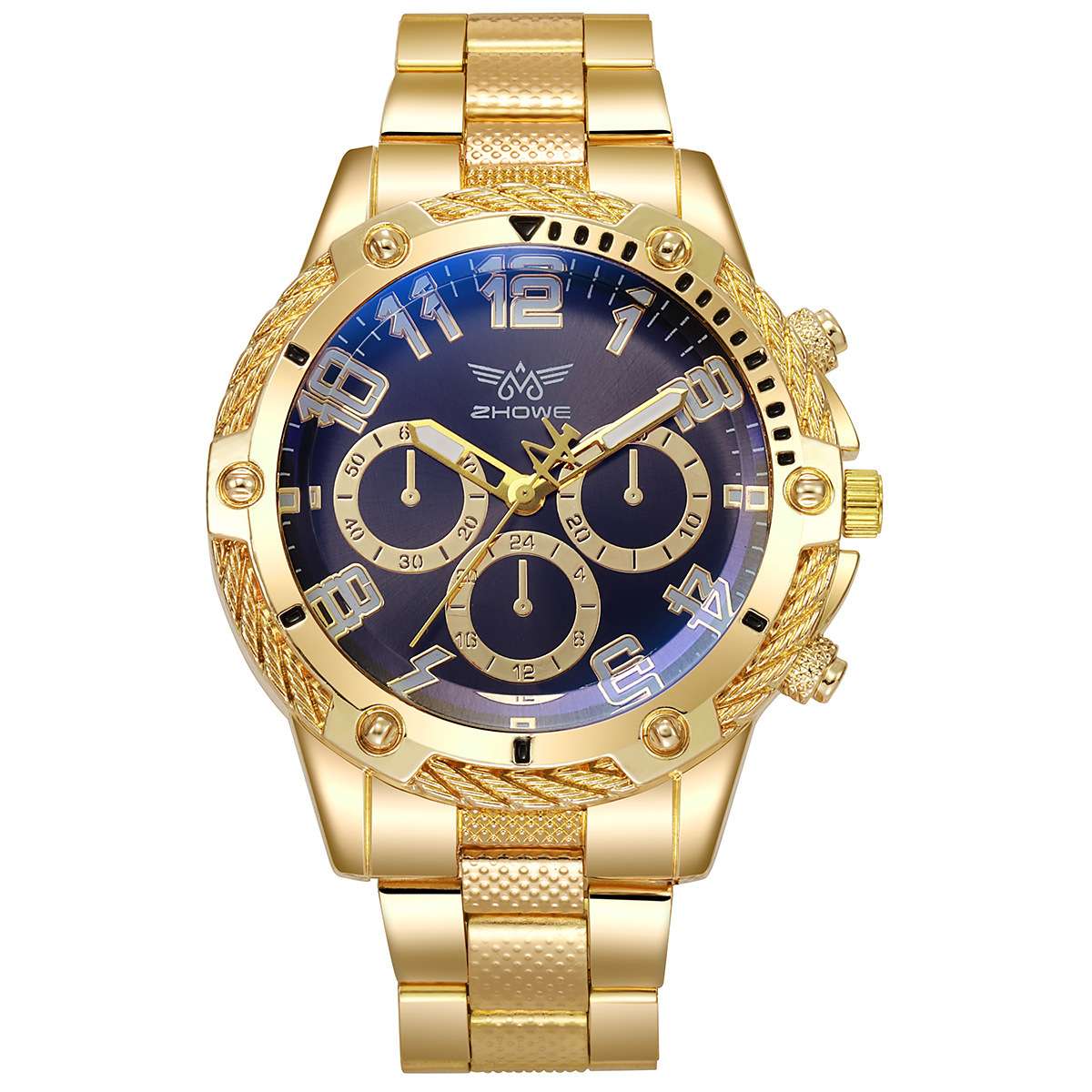 Six high quality Steel watch plus gift box