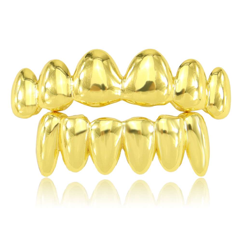 HIPHOP Gold Plated Teeth Grillz