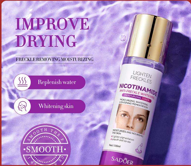 SADOER a Anti freckles and spot Remover Nicotimide toner