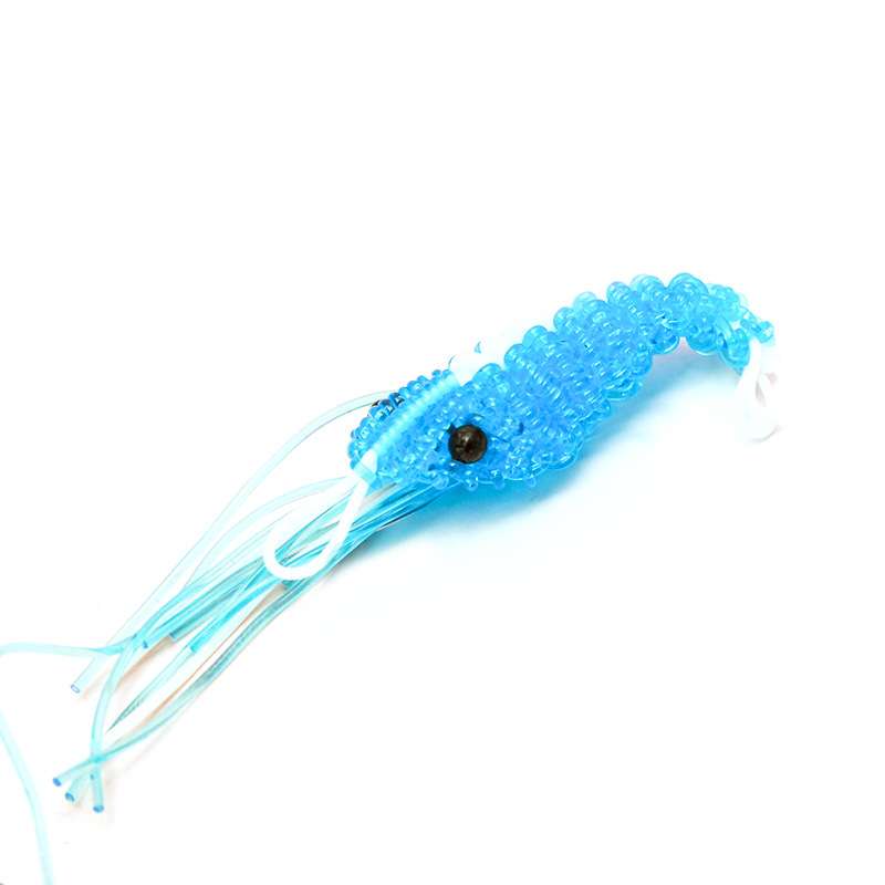 hand-woven artwork lobster key chain