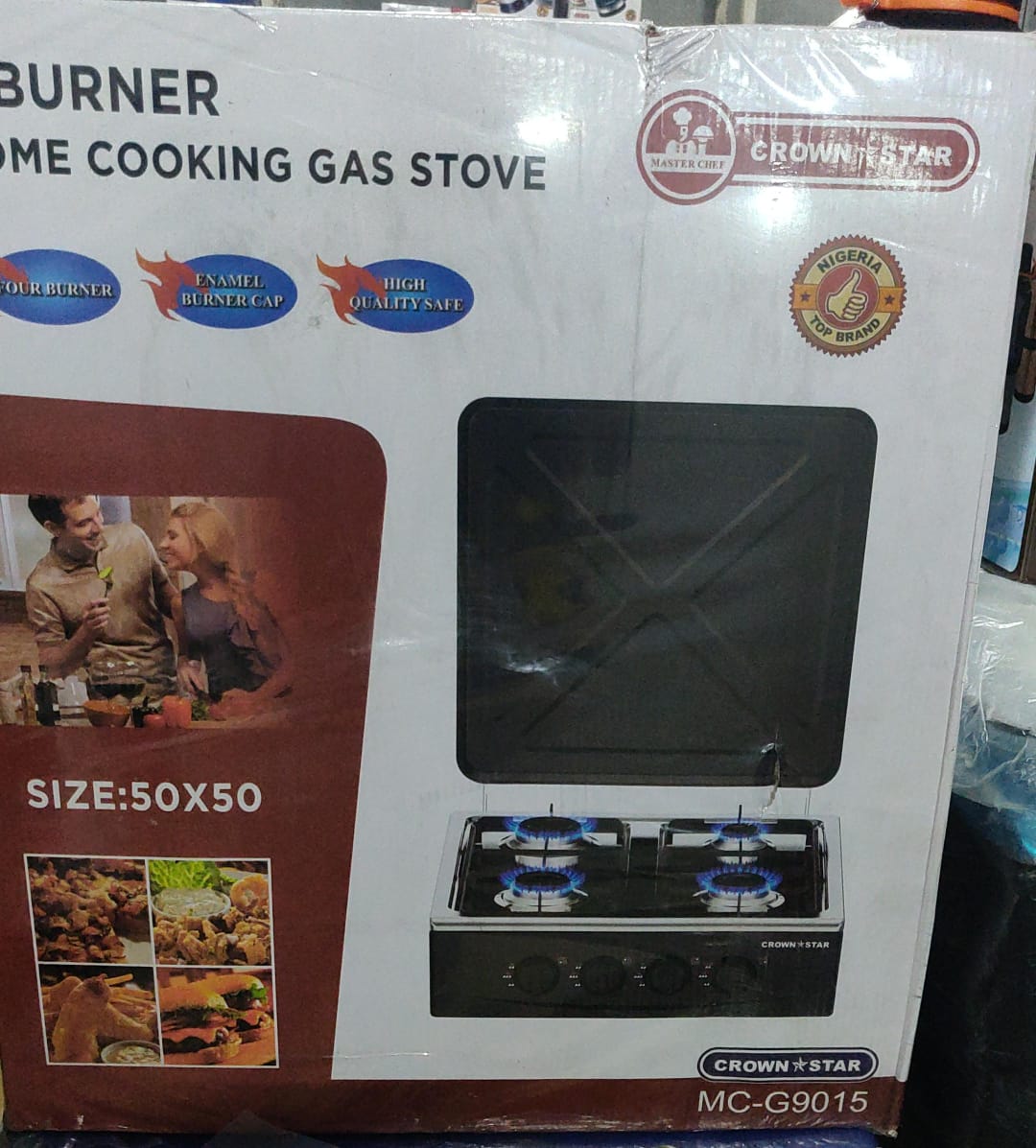 4 burner Crown Star table gas