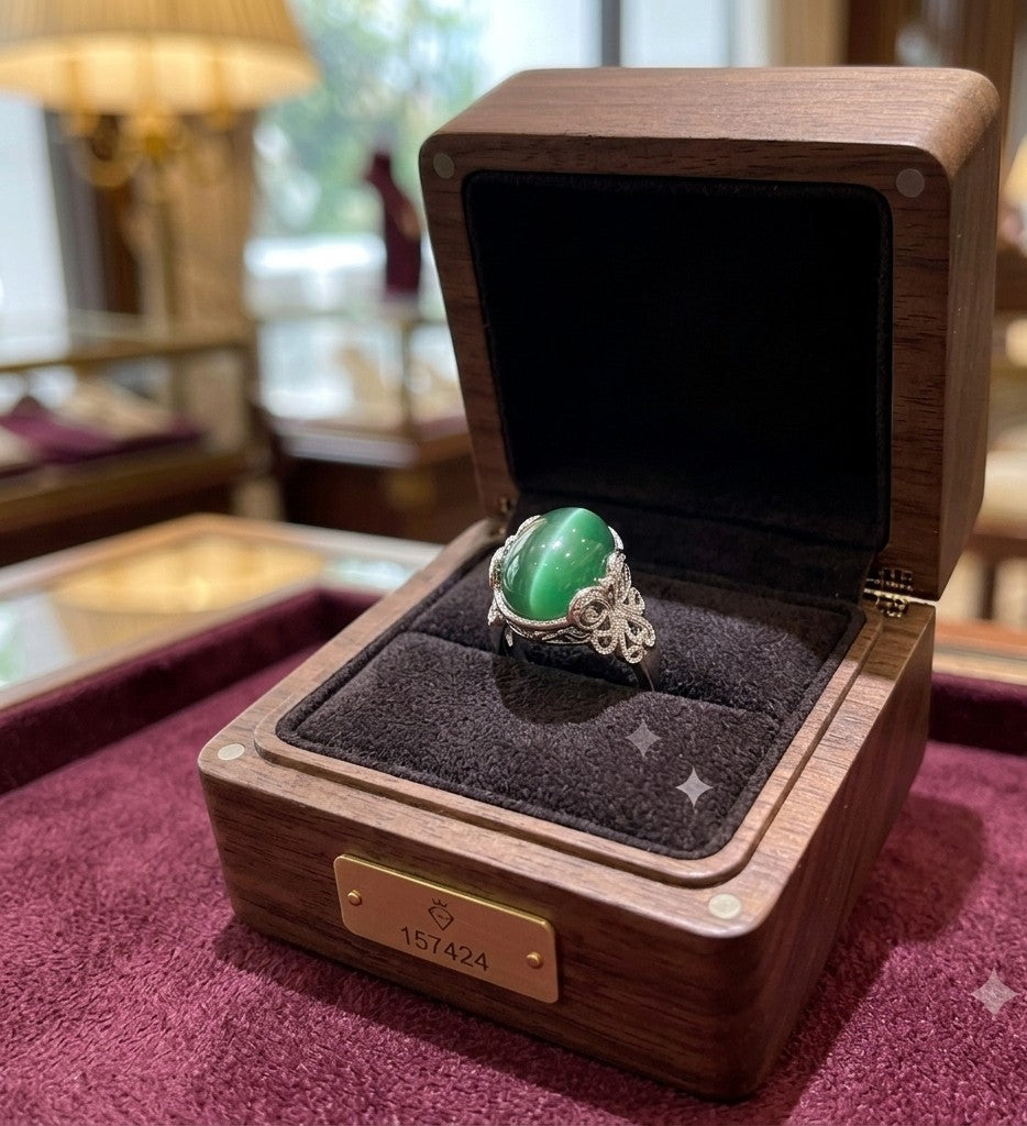 K18 | Wholesale Aura & Velvet Adjustable Ring Non Tarnish