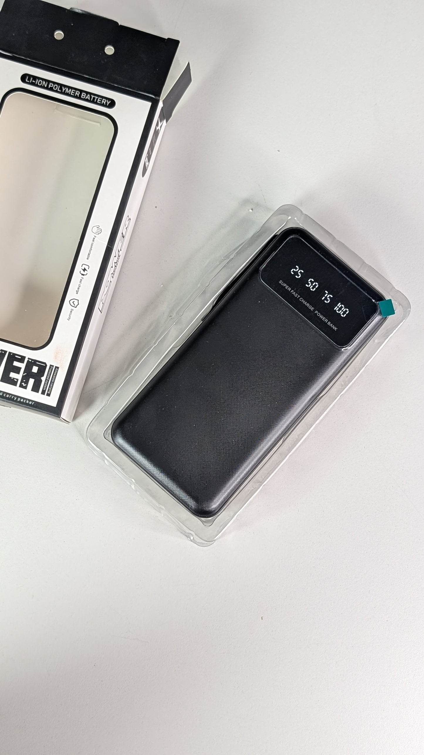 20,000 mah Macron Lighthouse power bank with LI-ION POLYMER Battery