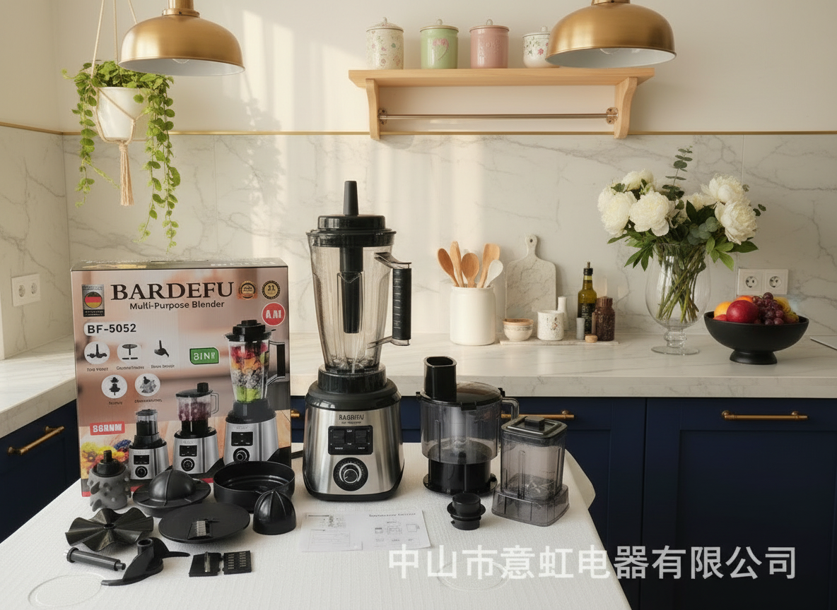 4liters Commercial 8 in 1 Food Processor + Blender