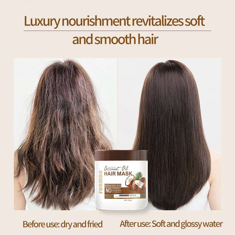 100% Natural Coconut oil hair MASK for virgin non relax & repair of damaged Relaxed hair