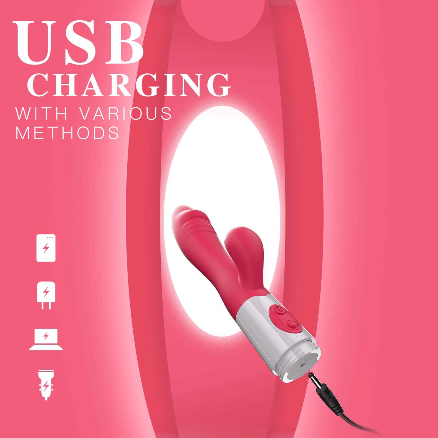 Mute design Upgrade Rechargeable dildo vibrator