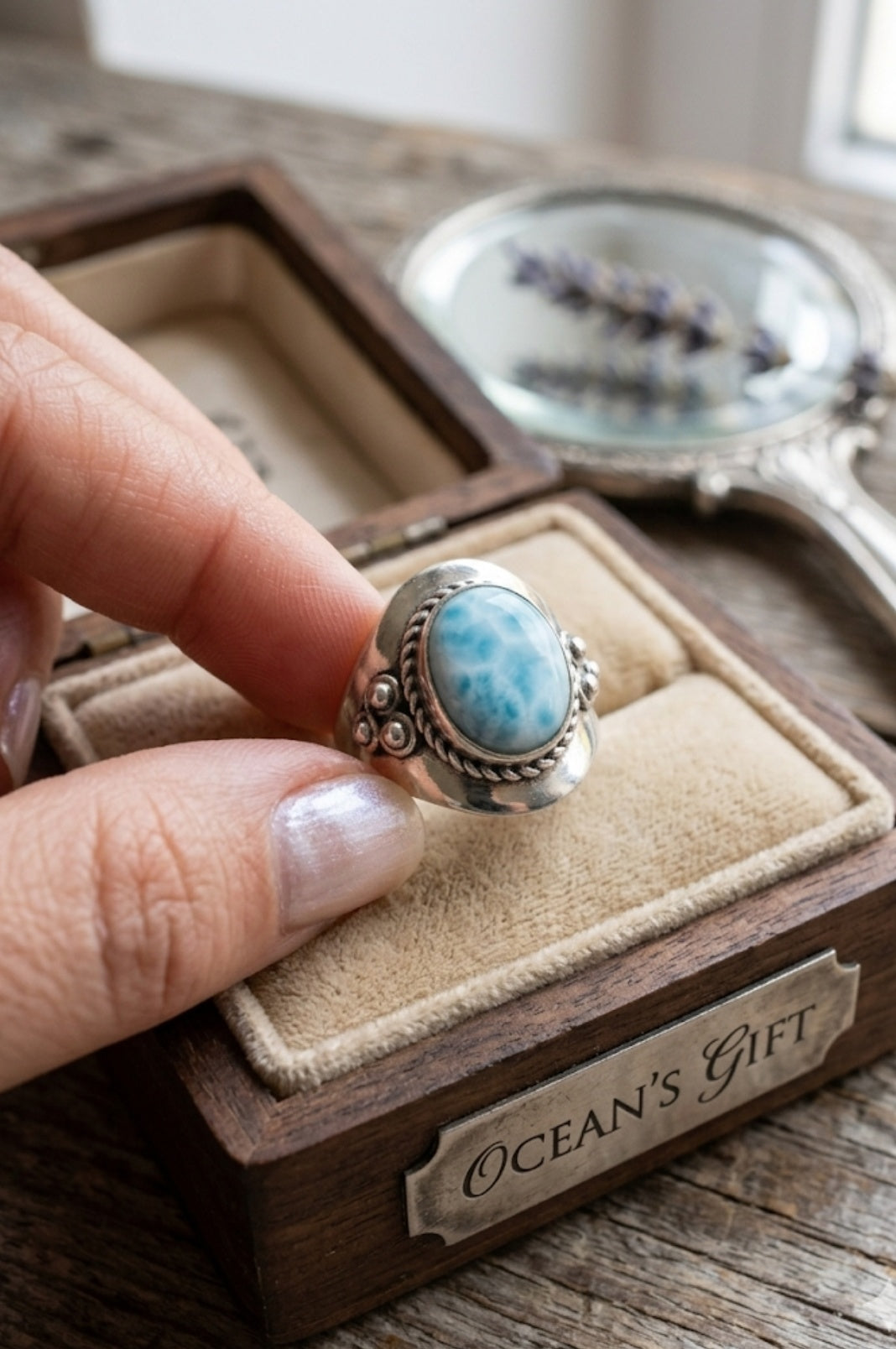 K40| Wholesale Ocean Eyes Size 10 Non Tarnish