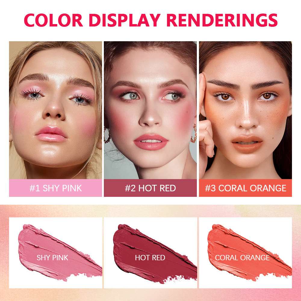 Hot Red - Korean on the Go Sweat proof blush