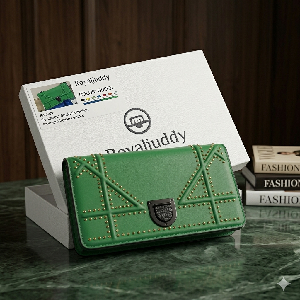 The Vert-4 Royal Clutch Bag Superior Leather comes Boxed