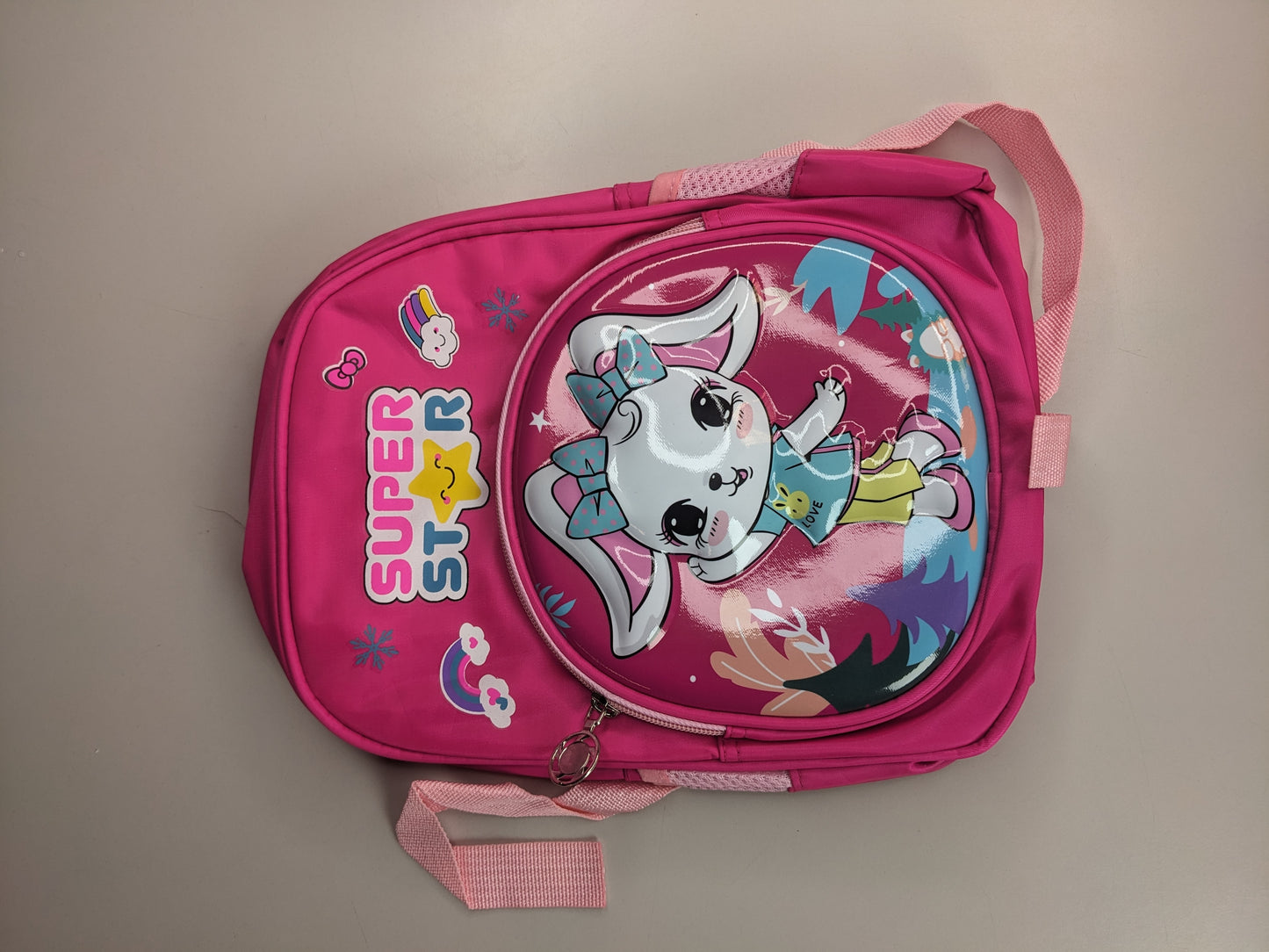 Super star rabbit school bag
(32 × 26cm)