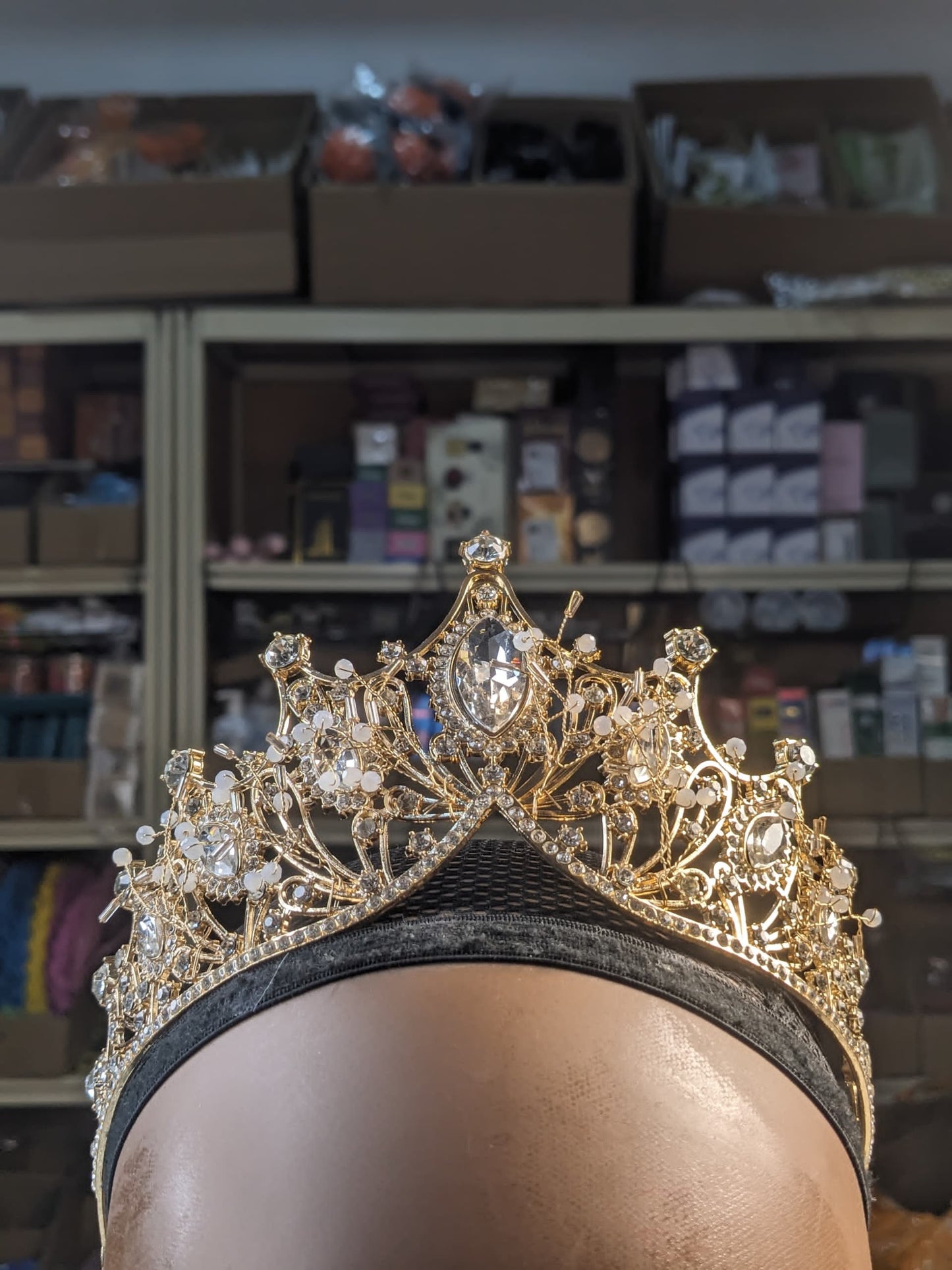 Gold - Dark Horse Eye crown
silver Crown - One of a kind Hand made Singapore Gowns