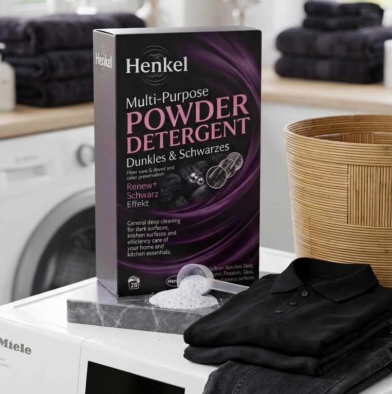Henzel Powder Detergent with Deep Odor Elimination on Fabric Exotic Fragrance