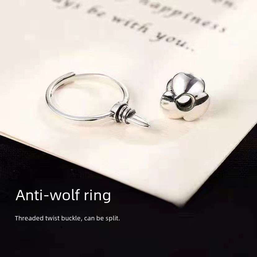 Rose Anti wolf ring self defense Ring | Universal size adjustable ring