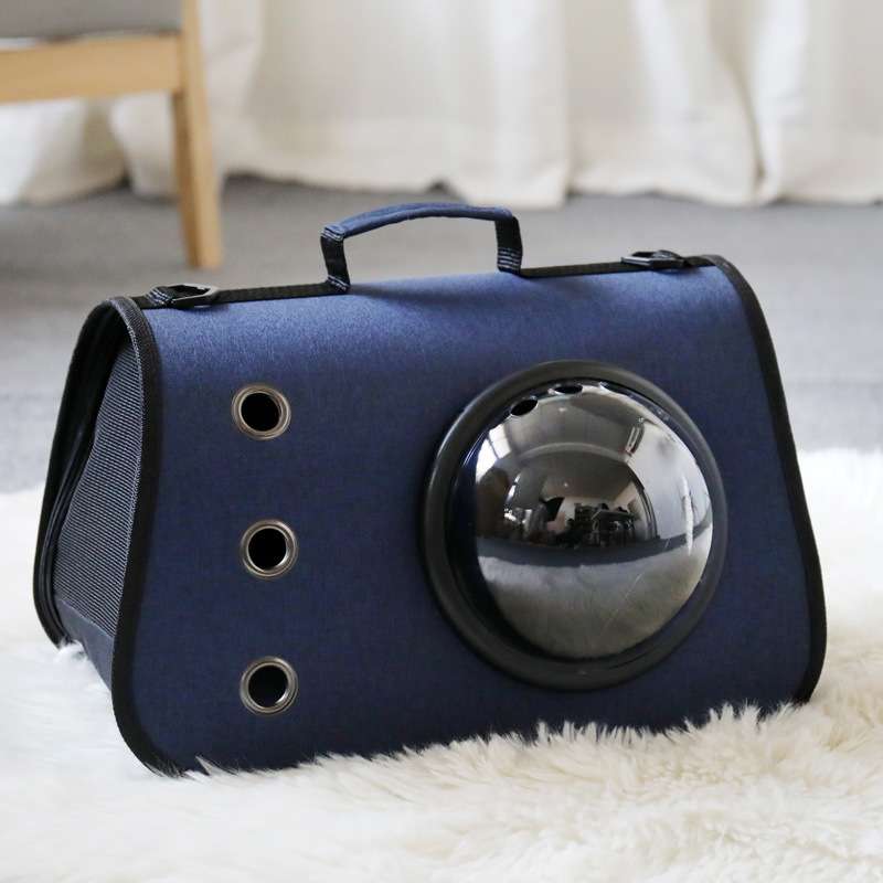 Pink Oxford Style Portable Breathable Cat Briefcase