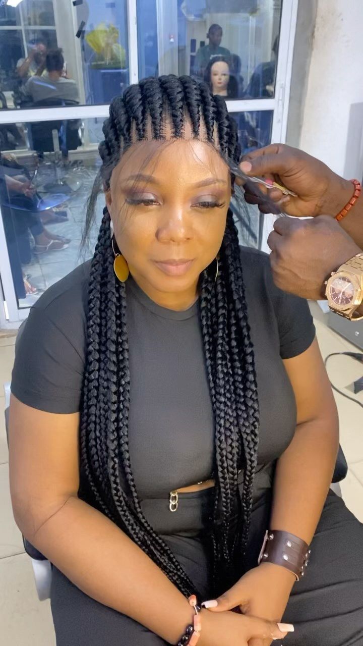 Glueless Braided Wig 0057