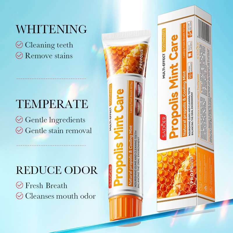 Bad Breathe Treatment Sea Salt and baking soda tooth paste Bad Breath Removing Toothpaste 100g