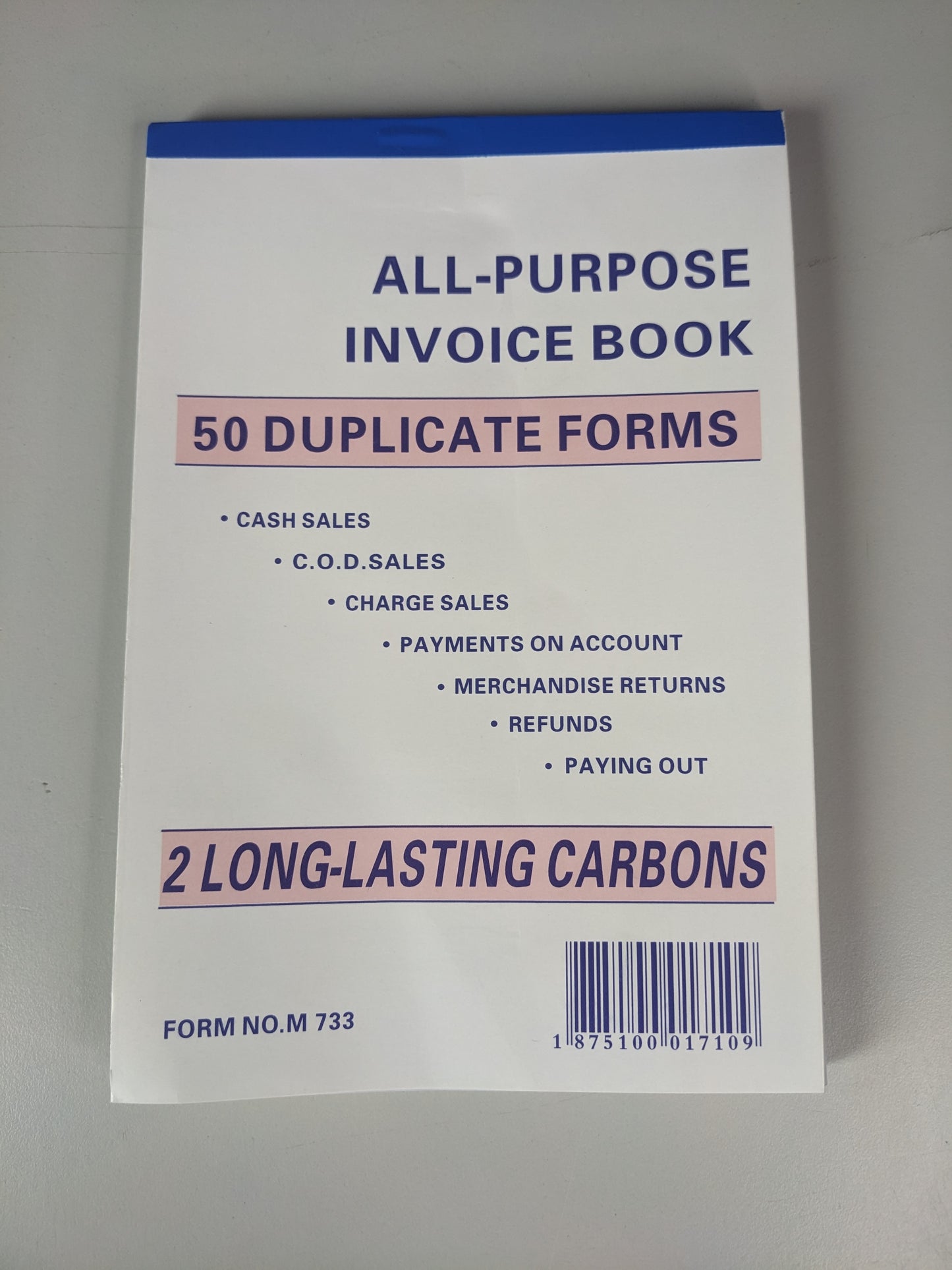 All Purpose Invoice Book (Hard copy)