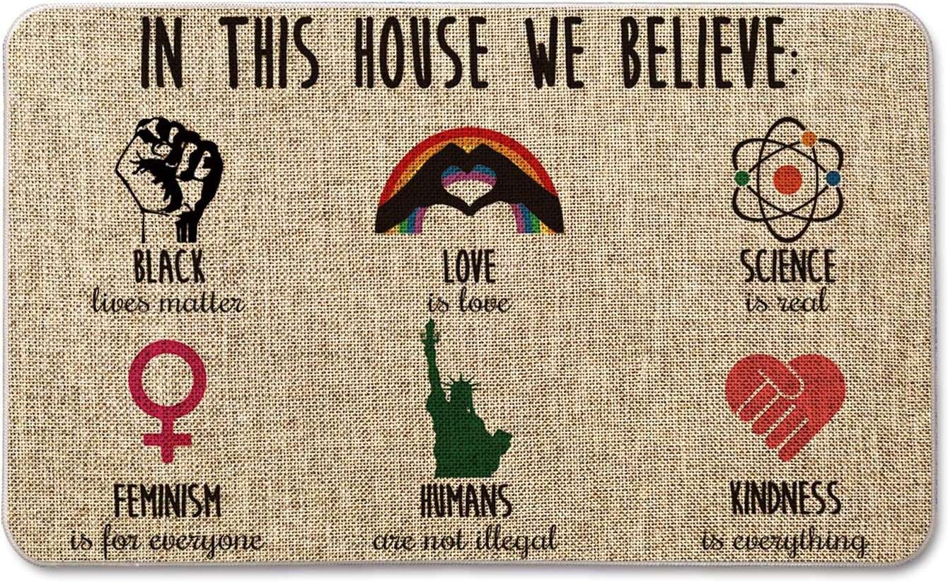 In this house we believe 40*60cm foot foot mat