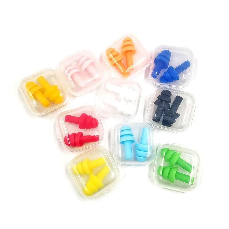 Anti noises, Sound proof Swimming waterproof silicone earplugs
