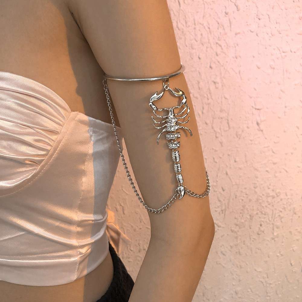Silver Scorpion Emperors princess arm bracelet