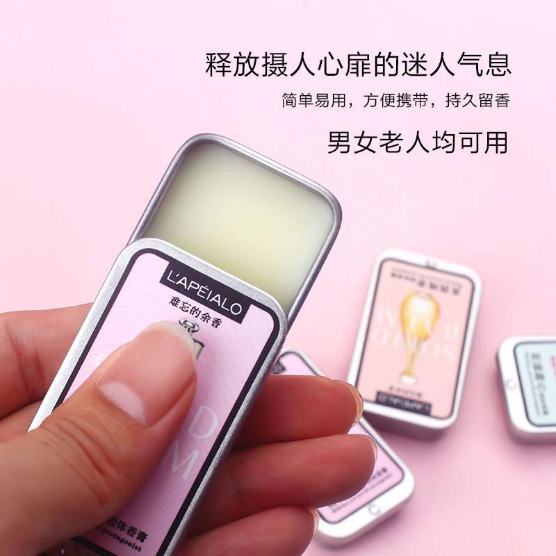 Floral Solid balm body perfume wax