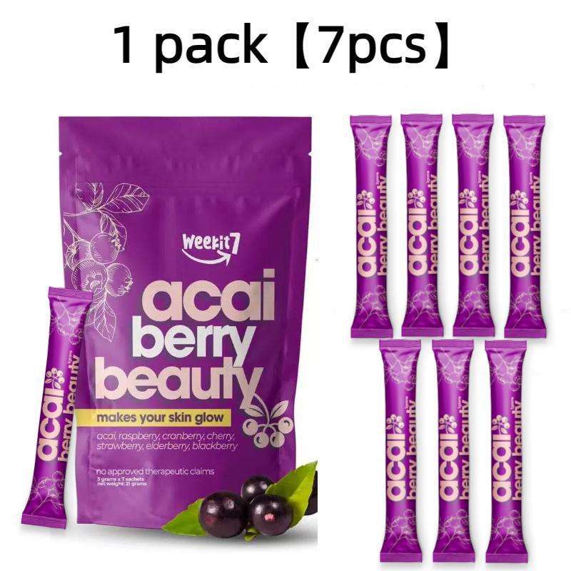 Preorder Acai Cranberry Fruit Powder Tea Anti aging tea for youthful skin