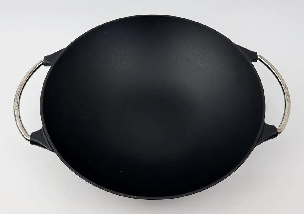 KÜCHENPROFI Wok Premium set with glass lid (size: 30 cm)