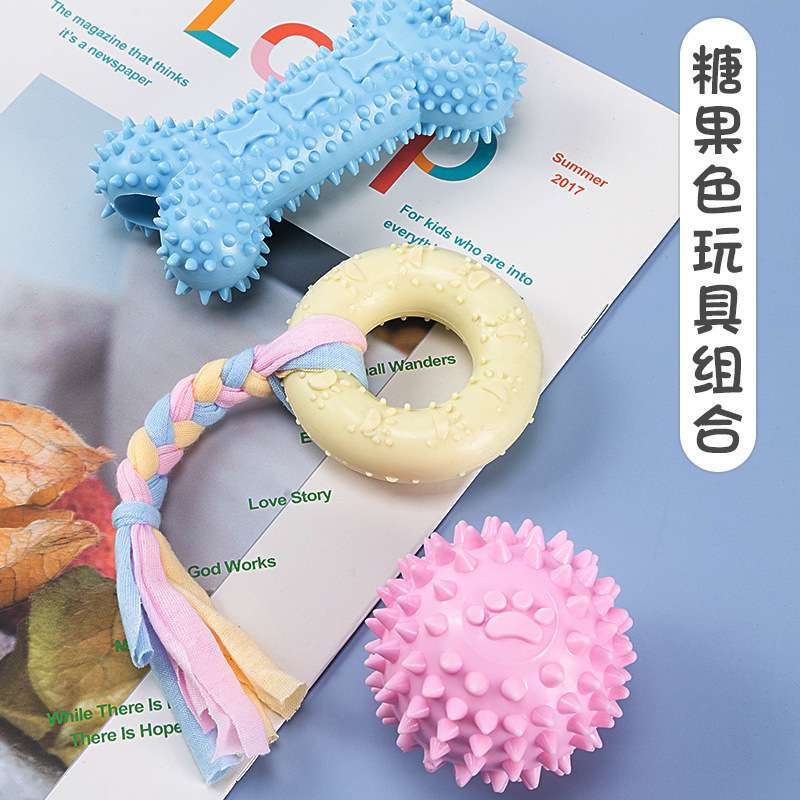 Dog barrel bone toy