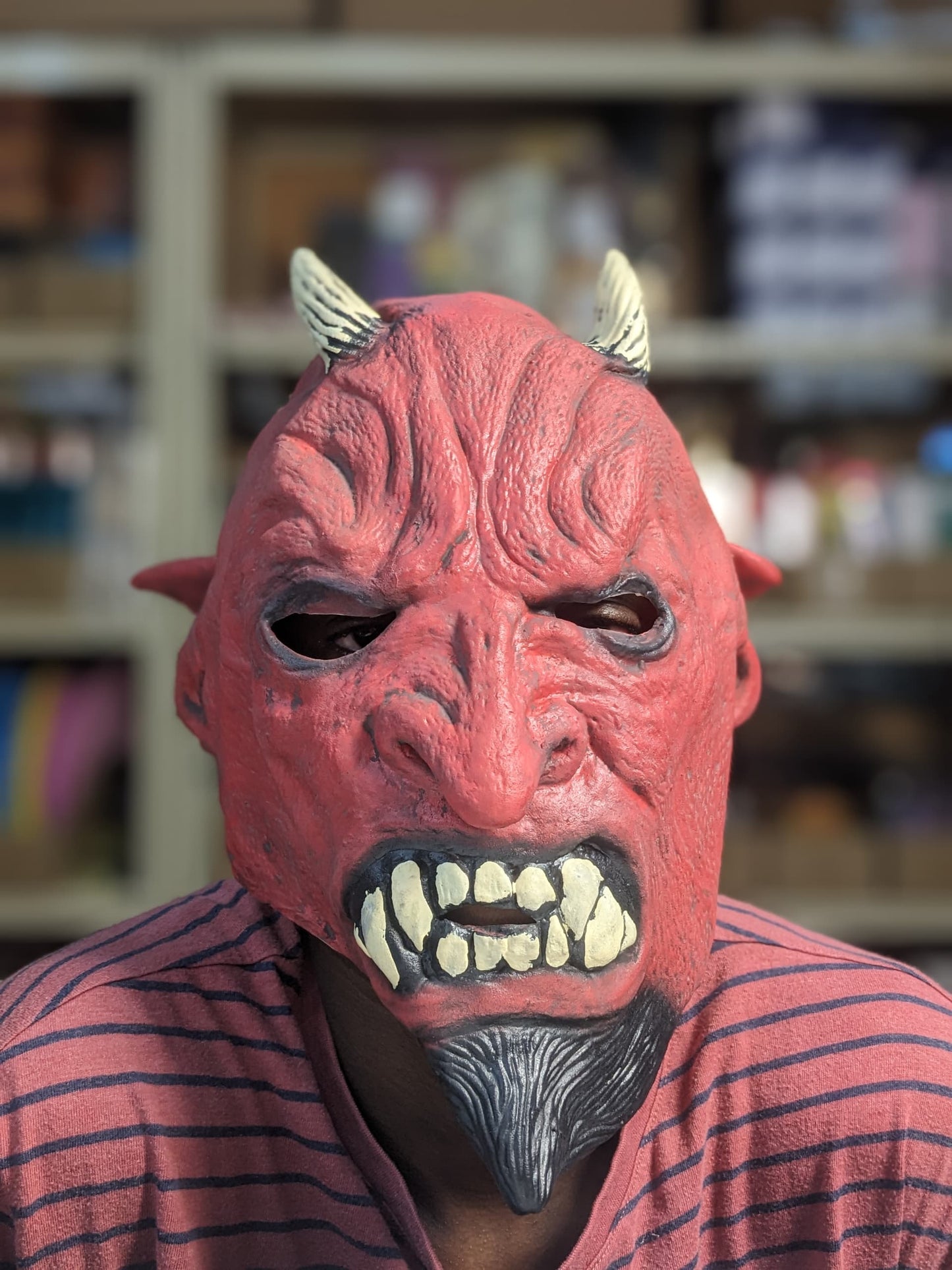 Prank Halloween devil mask