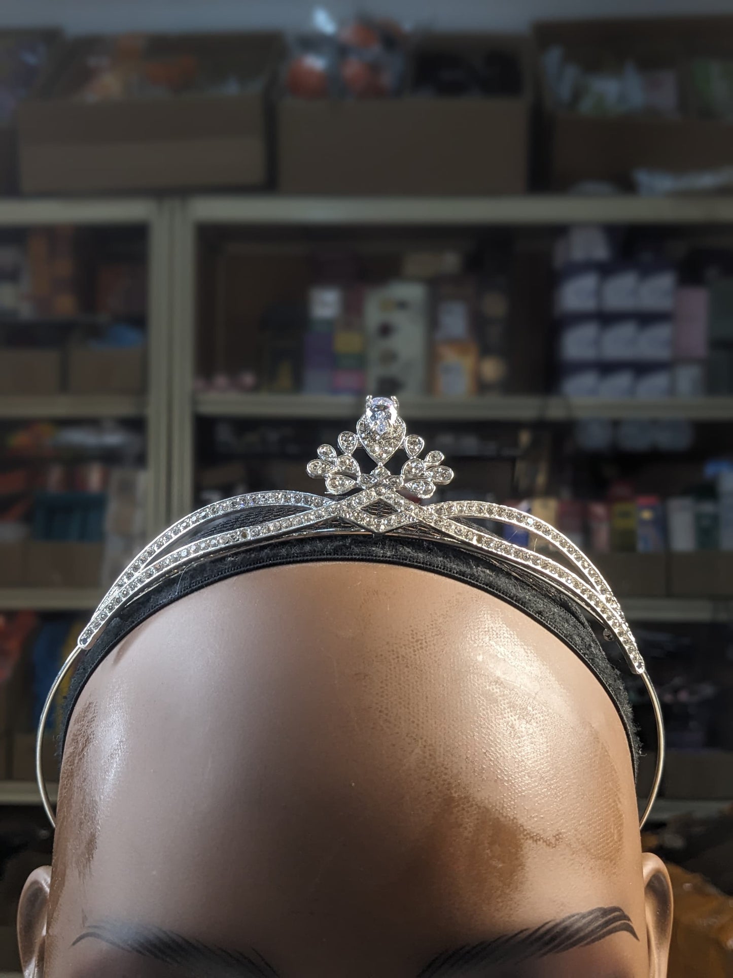 Princess Empress Diamond crown - One of a kind Hand made Singapore Princess Gowns