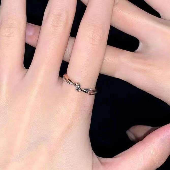 Knot Ring (nothing can separate us promise Ring) Singapore Handmade Ring | High-end Luxury Jewelry Adjustable universal sizing Ring