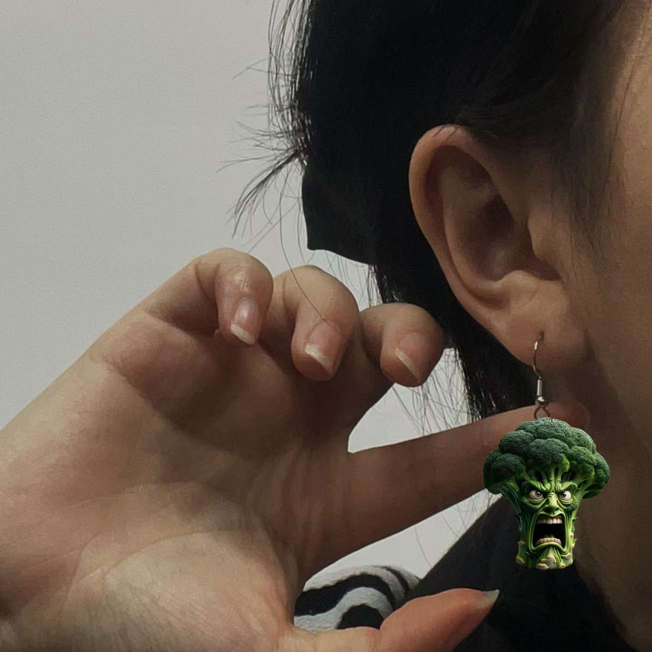 Angry Vegetables earring