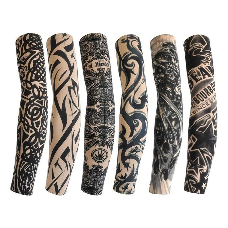 Arm sleeve tattoo