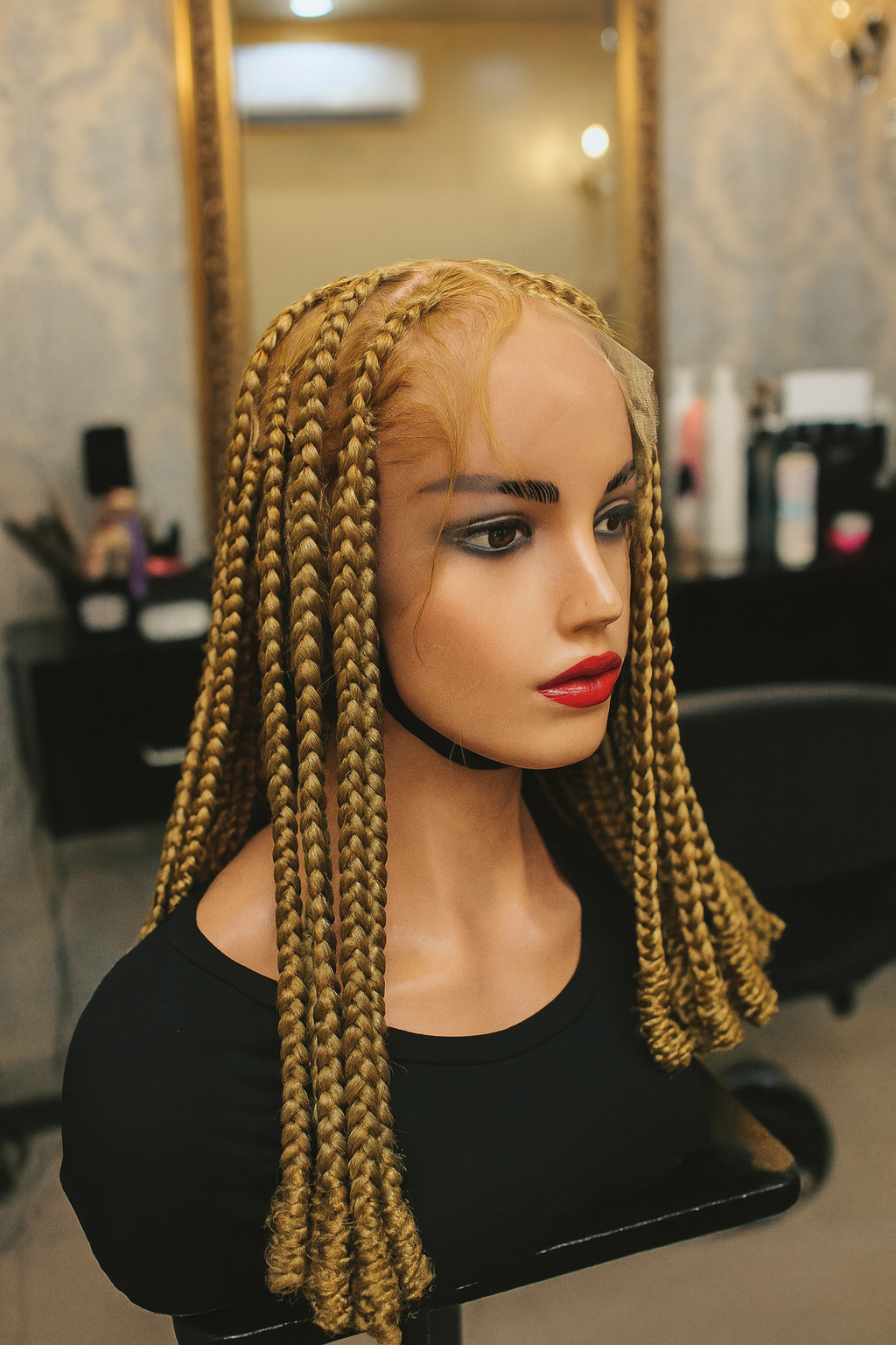 0035 Braided Wig Glueless wig