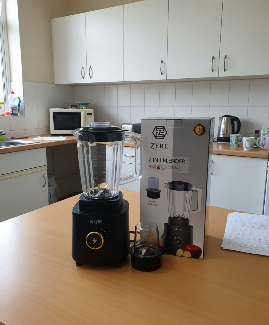 Zyre Student Blender with dry grinder 450 watts ( house old use)