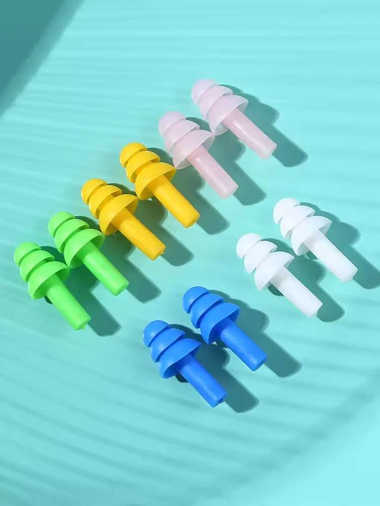 Anti noises, Sound proof Swimming waterproof silicone earplugs