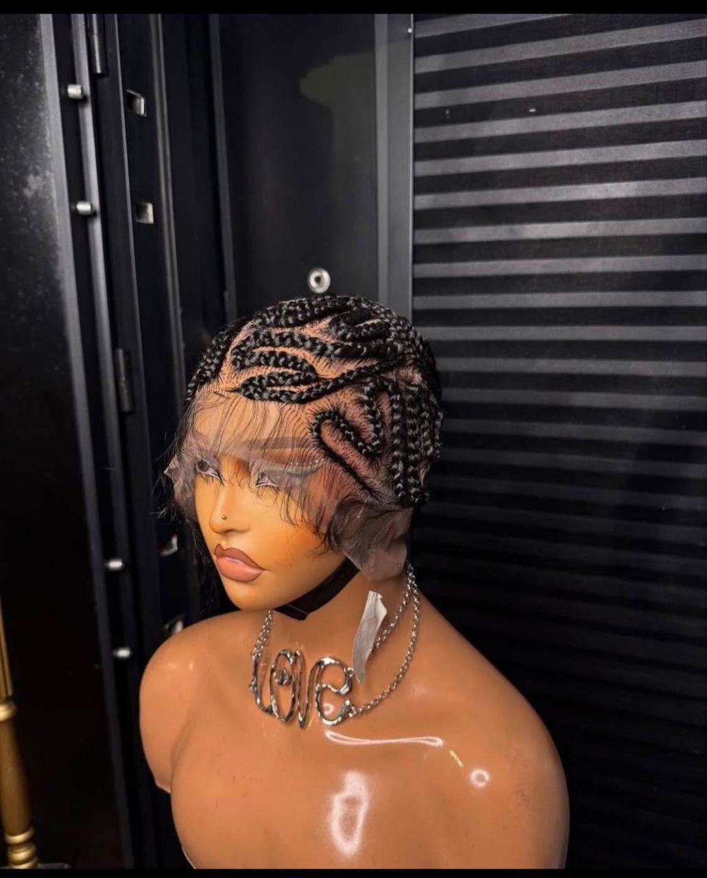 0034 Braided Wig Glueless wig