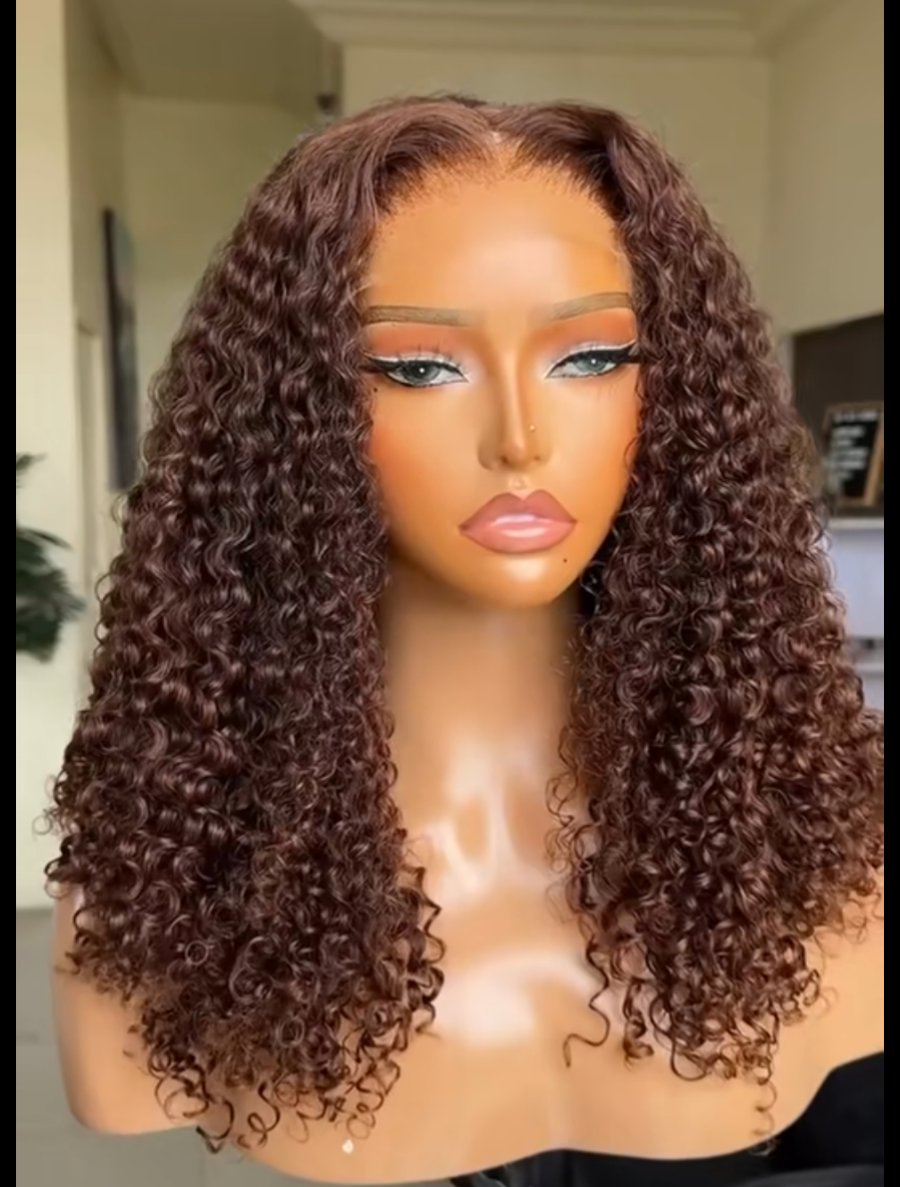 Choco Pixie 18inches 100% Human Hair 13 x4