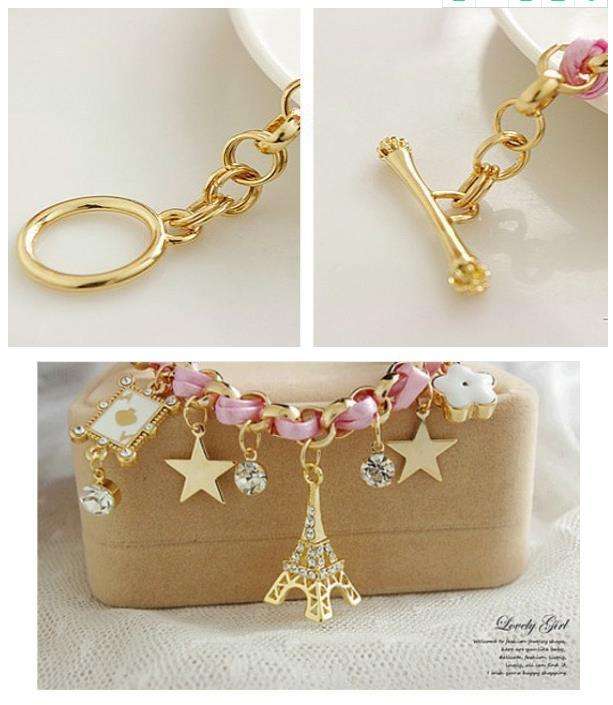 Pink Paris bracelet
