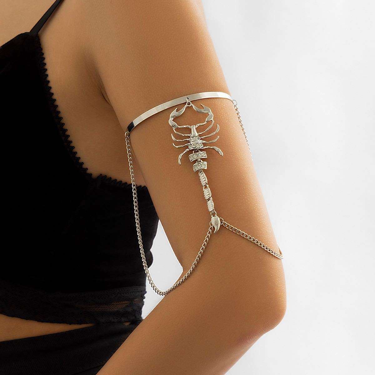 Silver Scorpion Emperors princess arm bracelet