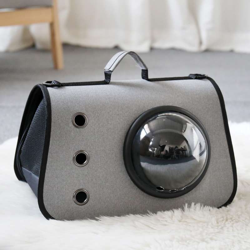 Pink Oxford Style Portable Breathable Cat Briefcase