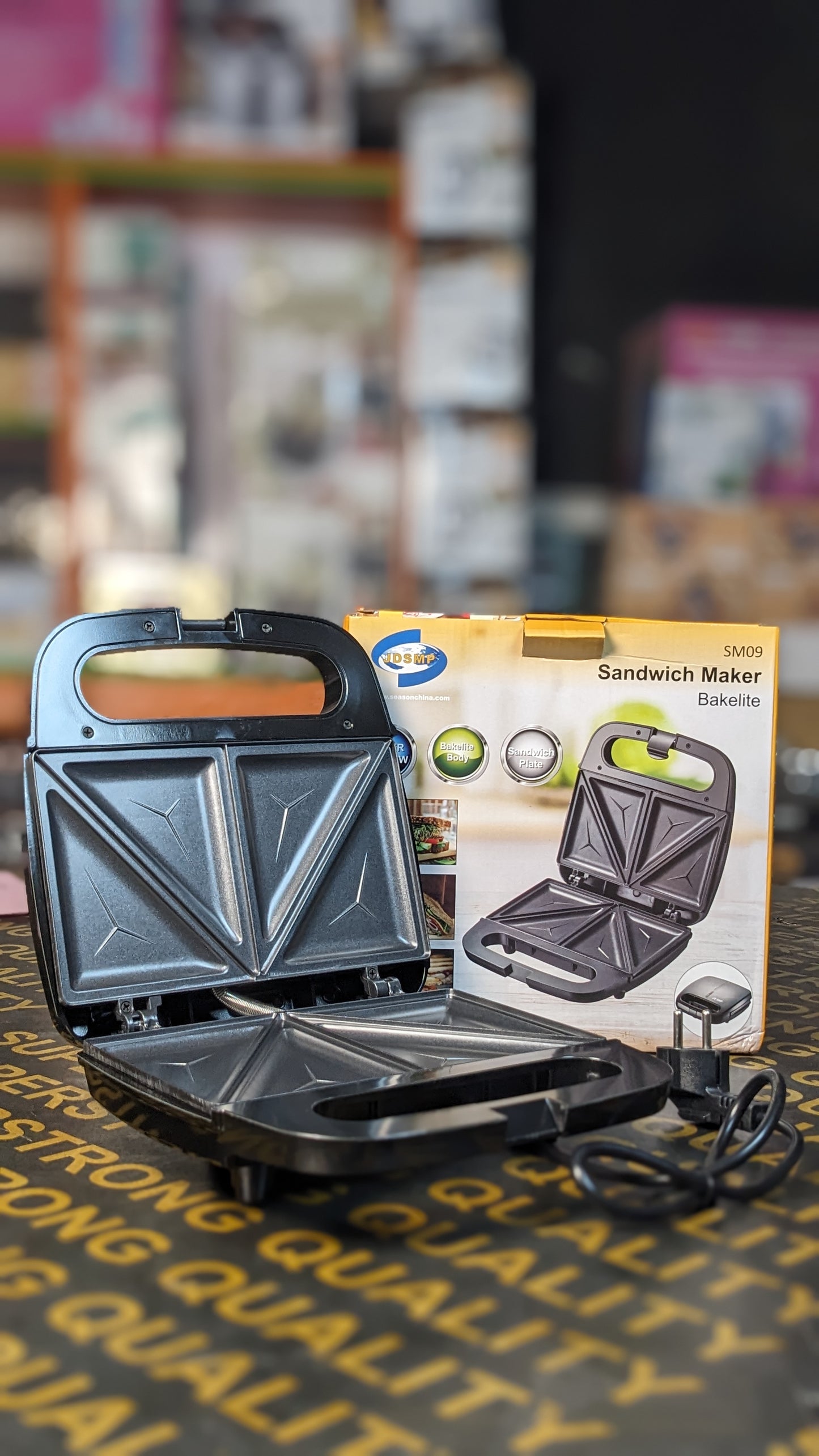 2slice Granite non-stick toaster and sandwich maker