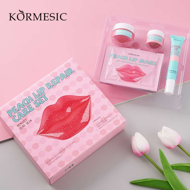 KORMESIC Peach Lip Care Set