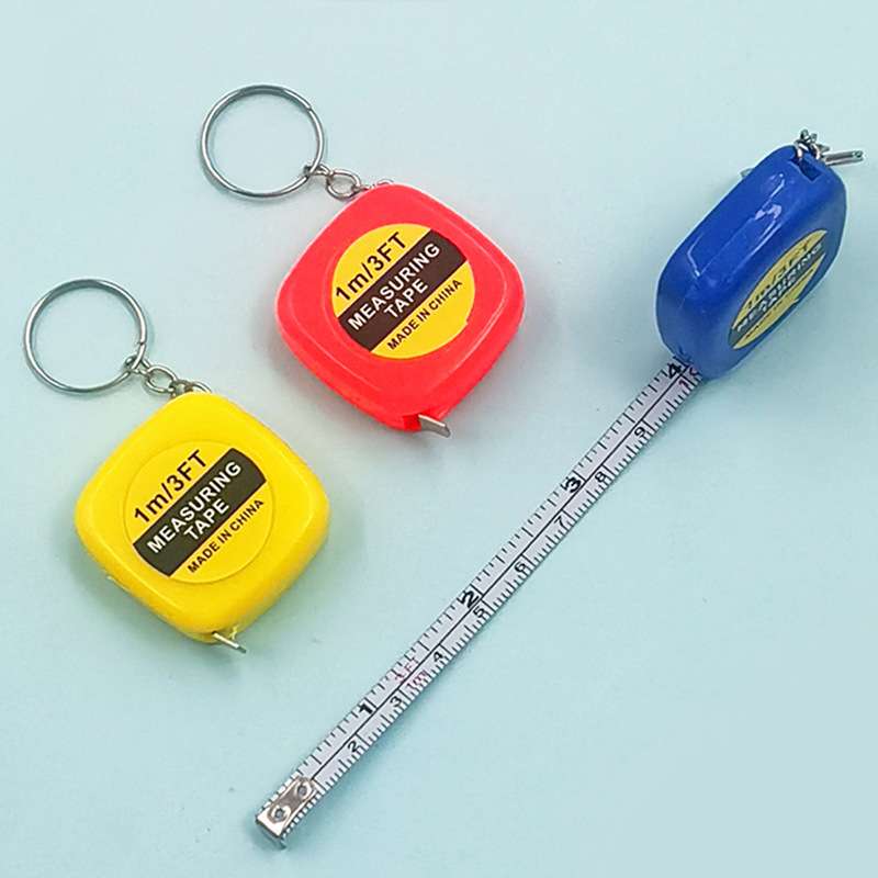 3 meter Keychain small tape measure key chain pendant gift ruler