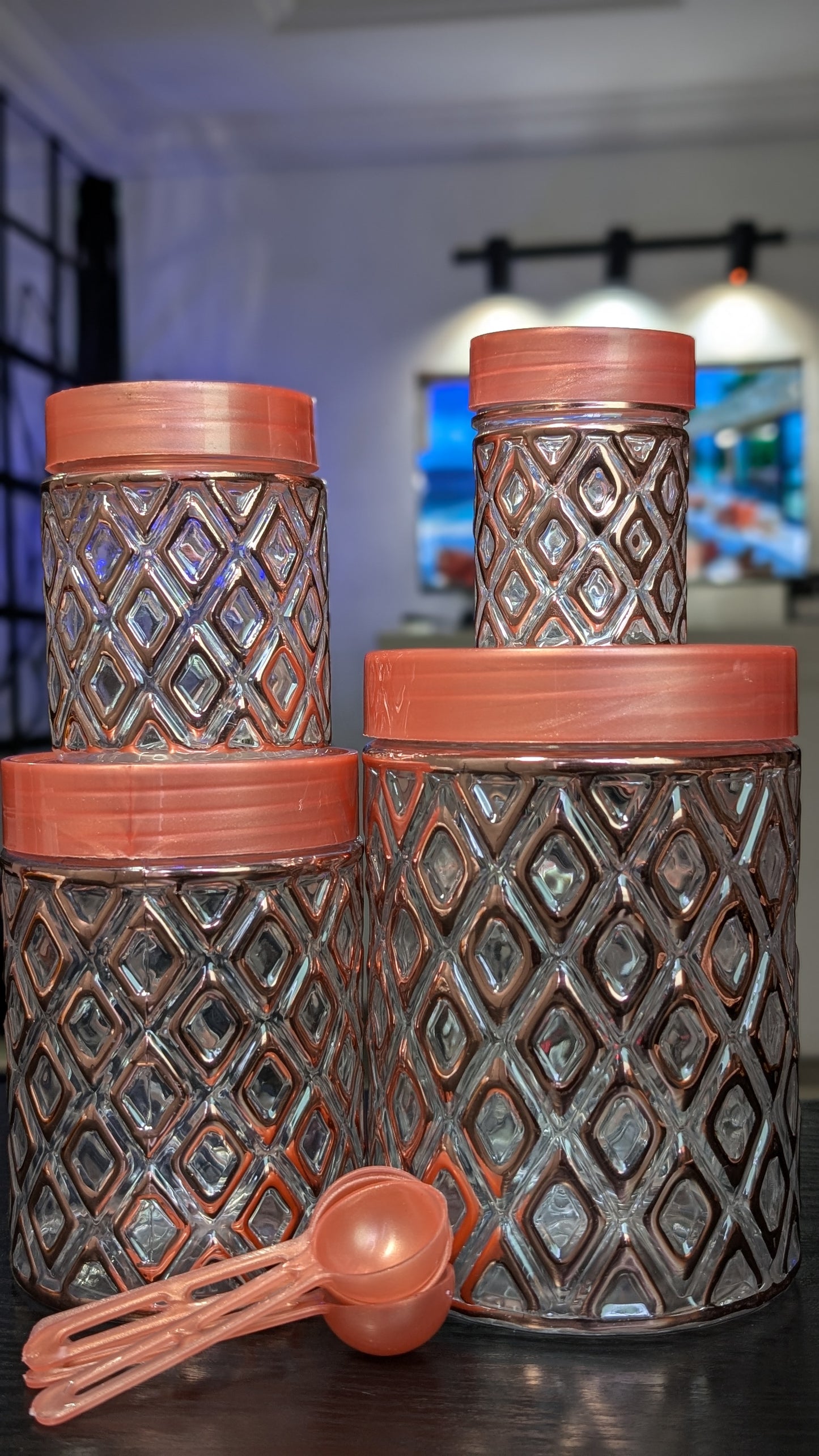 Rose gold 4 in 1 Roman Emperor pet spice set