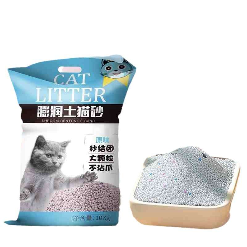 Bentonite cat litter 10kg - Milk scent