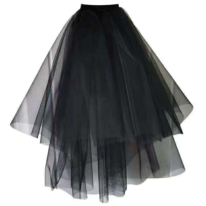 Black short Korean Puffy Bridal/ Photo shoot Veil Main 60cm-80cm