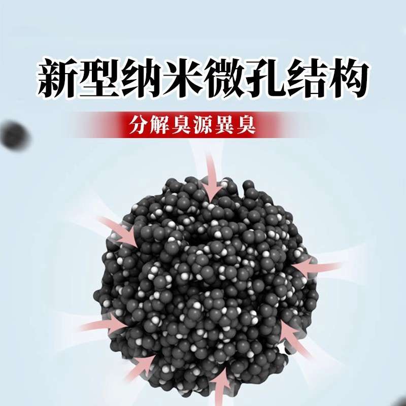 Cat litter deodorant beads