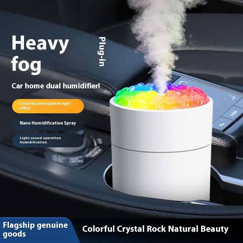 H20 Colorful Night Light Humidifier - white